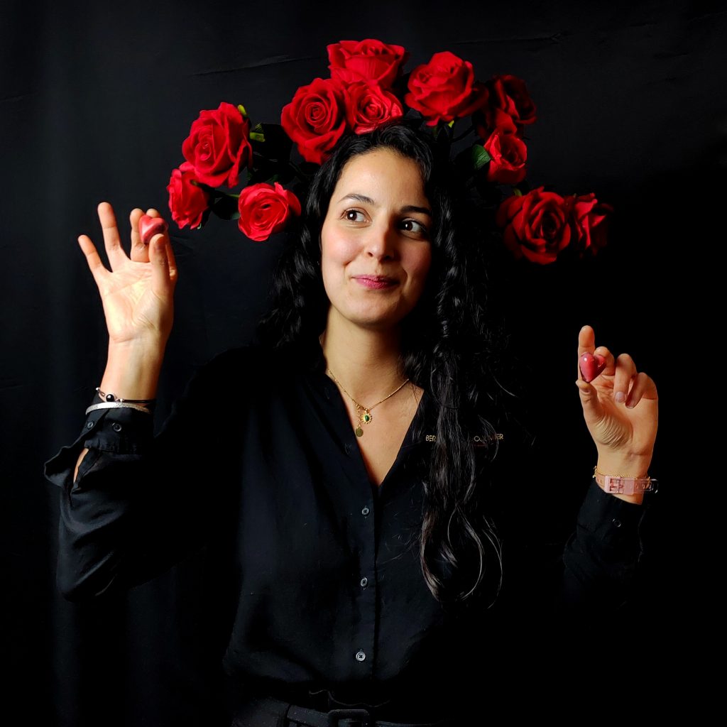 Photo portrait d'une membre de l'équipe pour la Saint-Valentin pour Bertrand Chocolatier durant mon alternance