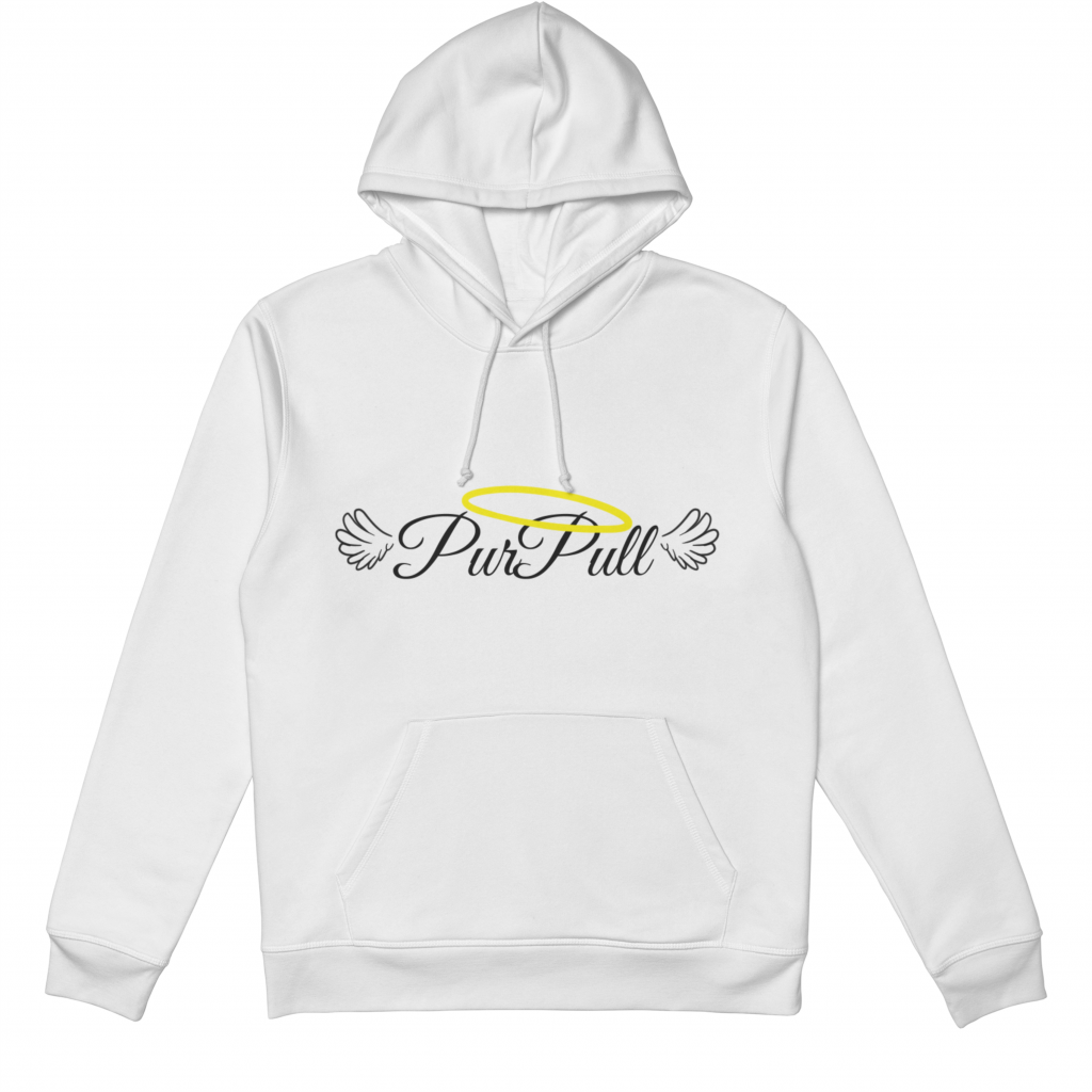 Design pour l'avant du pull "Ange" de la collection "Anges et Démons" d'un projet de marque de vêtements