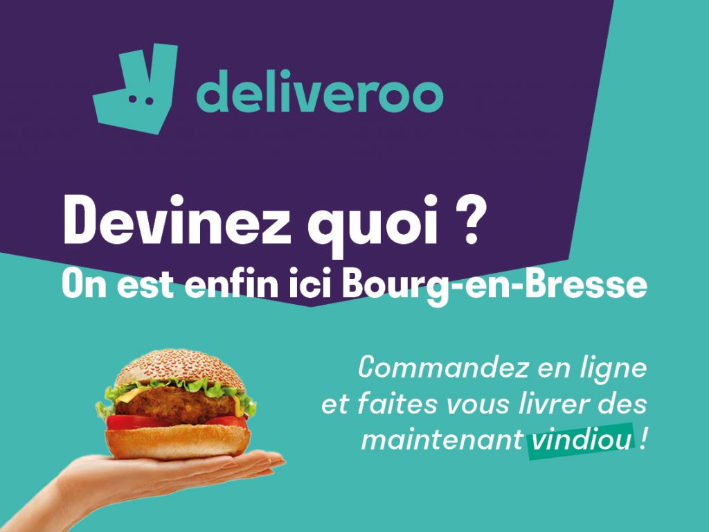 Panneau publicitaire 3x4m fictif pour une campagne de communication à l'occasion d'une nouvelle boutique dans la ville de Bourg-en-Bresse