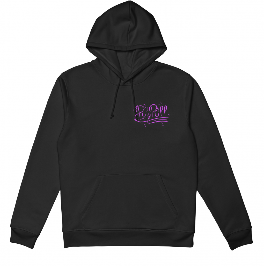 Design de l'avant du pull "Matrice" de la collection de base d'un projet de marque de vêtements