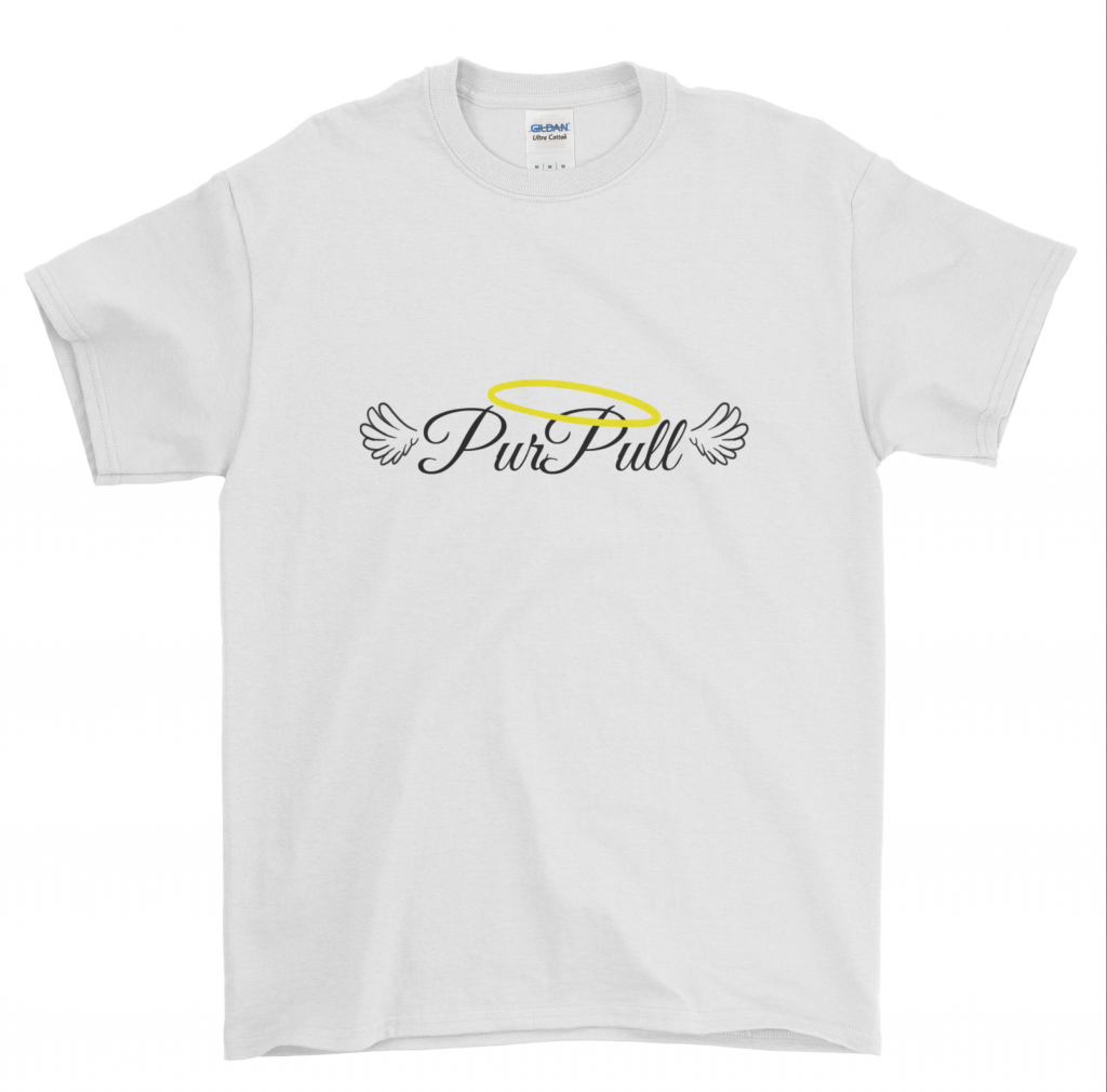 Design pour le t-shirt "Ange" de la collection "Anges et Démons" d'un projet de marque de vêtements