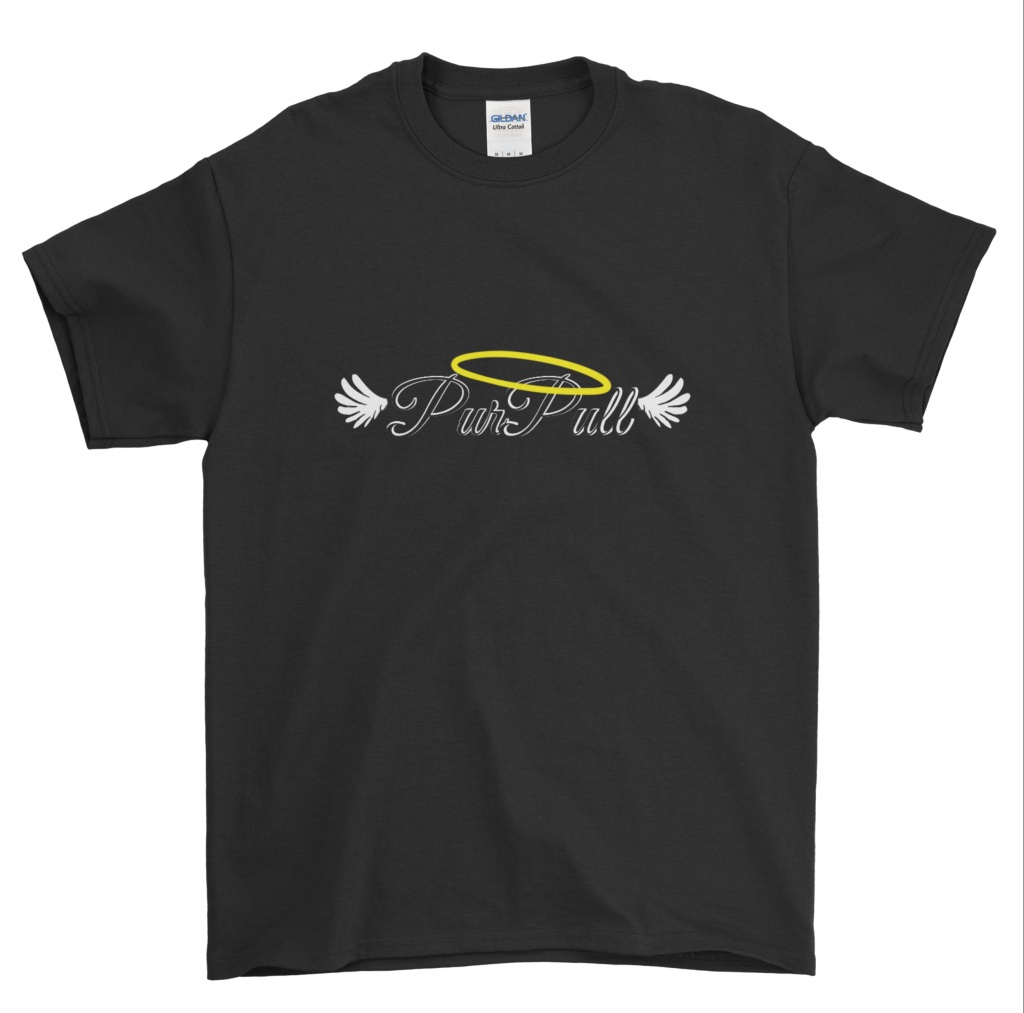 Design pour le t-shirt "Ange" de la collection "Anges et Démons" d'un projet de marque de vêtements