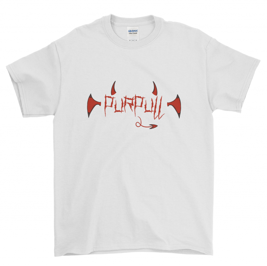 Design pour le t-shirt "Démon" de la collection "Anges et Démons" d'un projet de marque de vêtements