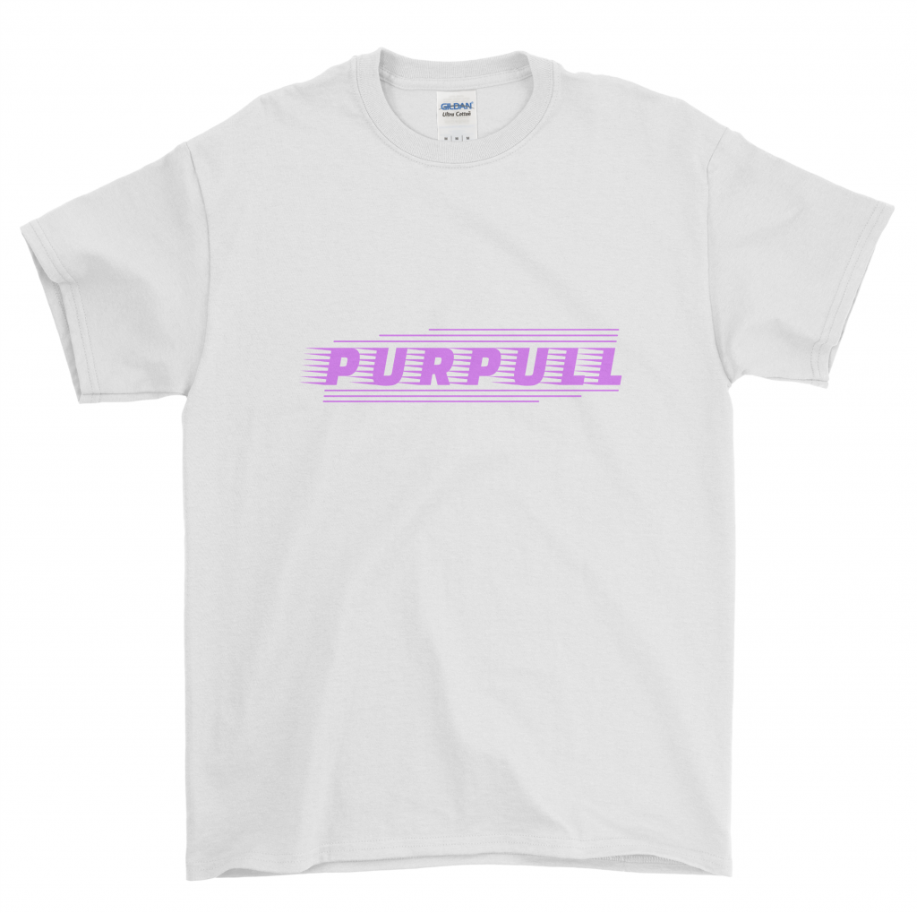 Design de l'avant du t-shirt "Fast" de la collection de base d'un projet de marque de vêtements