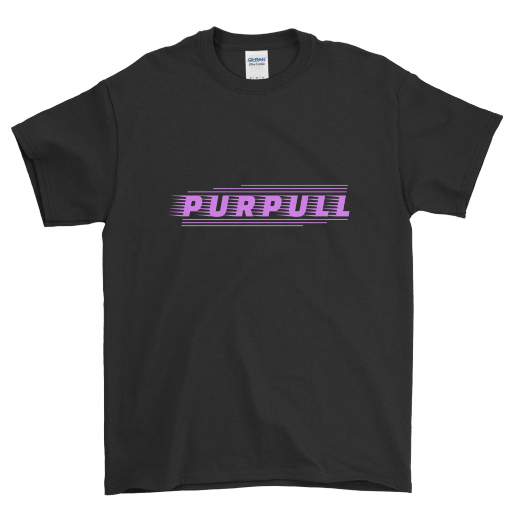 Design de l'avant du t-shirt "Fast" de la collection de base d'un projet de marque de vêtements